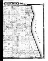 Oak Creek Township, Franklin Village - Right, Milwaukee County 1876
